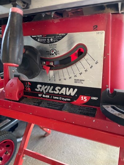 SKILSAW 10" Table saw  (needs new motor-handyman special), View more