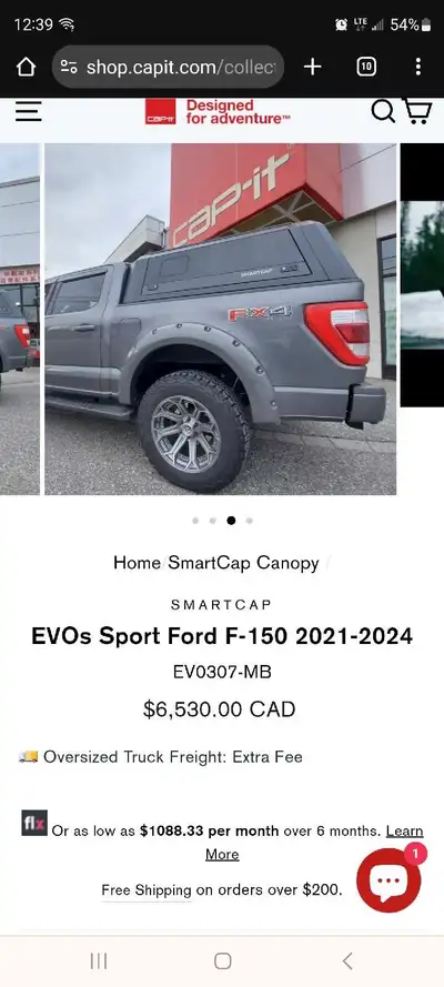 Rsi smartcap being sold. Has one side compartment and roof rack. New everything is over 8000 plus ta...