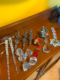 EUC Plastic and Metal Decorative Hanging Ornaments