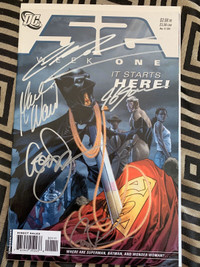 DC’s 52 #1 : 5 Signatures With COA And Matching Bookmark!