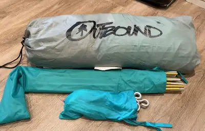 Set up once unfortunately never used . Fits 2 people https://www.facebook.com/marketplace/item/42299...