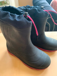 Winter boots girl
