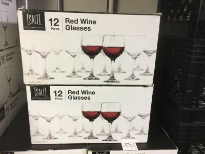 Salt/Libby Wine, Champagne, Pub, High Ball, Martina & Shot Glass, View more