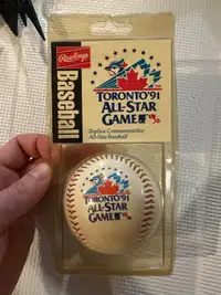1991 All Star Game Rawlings Official Baseball