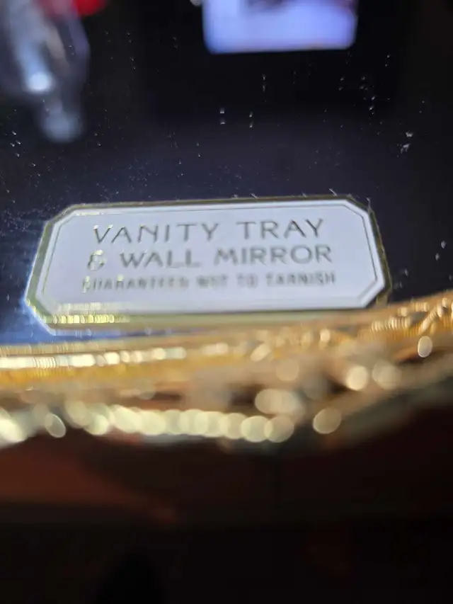 9x12 New gold vanity mirror tray. in Home Décor & Accents in Calgary - Image 3