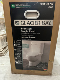 New glacier bay elongated toilet