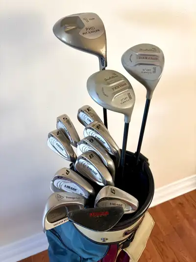 KNIGHT Complete Men’s Golf set with Cart Bag / Right Handed This is a used KNIGHT VIRAGE Complete Me...