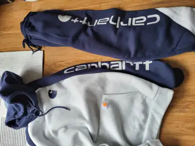 Carhartt mens hoodie and pants, View more