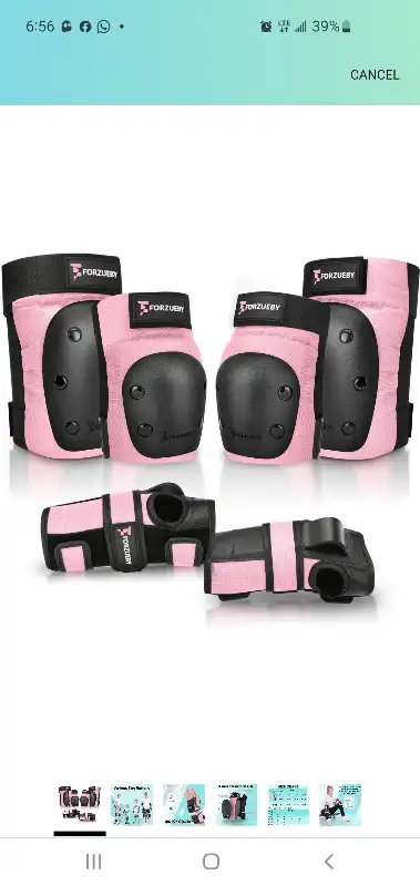 Medium Knee Pads Elbow Pads Wrist Guards 6 in 1 Protection, View more