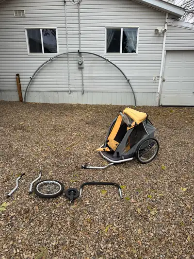 Child carrier bike trailer , View more