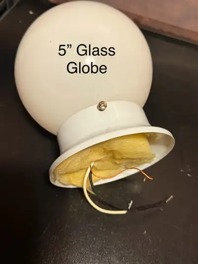 Globe Light Fixture, View more