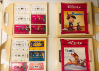  Vintage Disney Audio Cassette/Read-Along books sets!