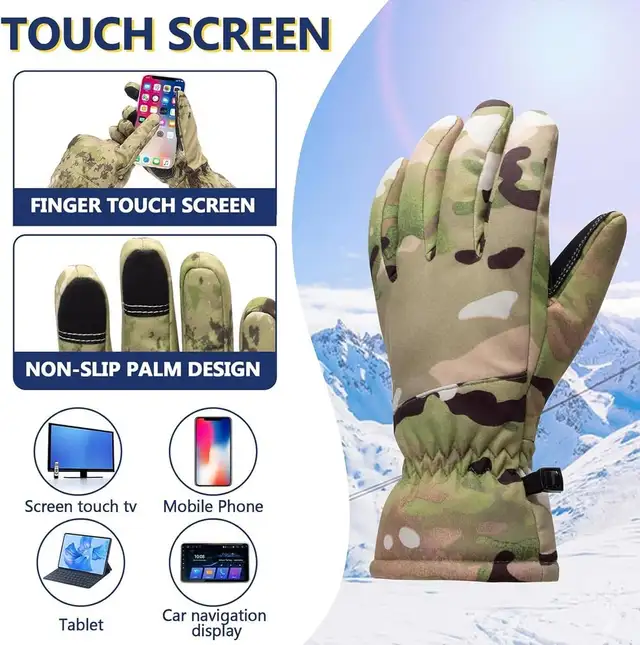 Camouflage Winter Gloves (XL) in Men's in Kitchener / Waterloo - Image 6