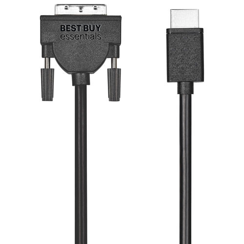 Best Buy Essentials 1.8m (6 ft.) HDMI to DVI Monitor Cable in Cables & Connectors in Burnaby/New Westminster - Image 2