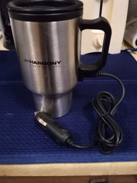 Heated Travel Mug for coffee / hot beverages with a car adapter.