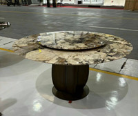 Natural Marble Rotating Table