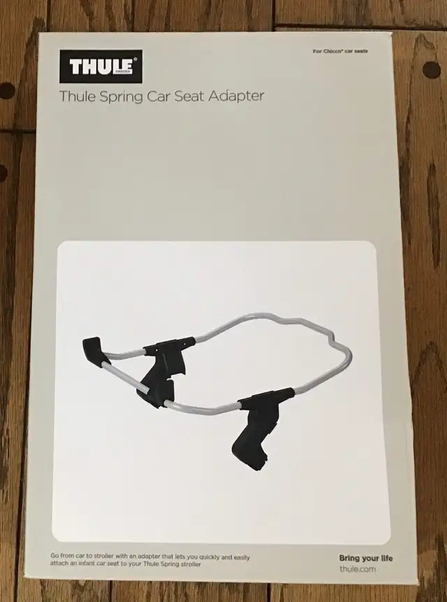 THULE spring car seat adapter (Chicco) model 11300411 in Strollers, Carriers & Car Seats in Dartmouth - Image 2