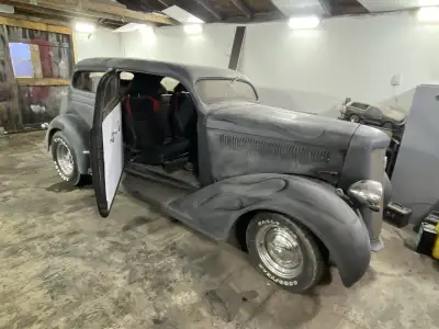 I daily drive it until the weather hit .. built 327 Chev motor 4 speed automatic transmission. Chev...