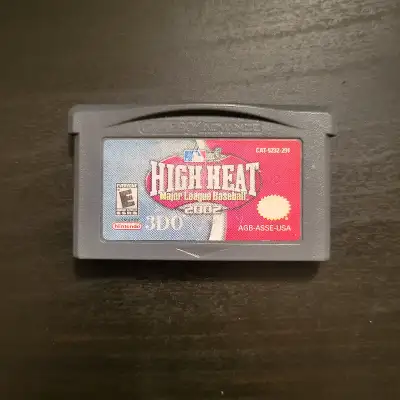 High Heat Major League Baseball 2002, GBA, Cartouche / cartridge, View more
