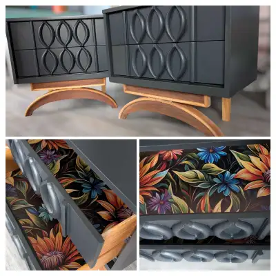 Think twice before discarding "old" furniture. It can be turned into something spectacular. Message...
