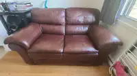 Sofa en cuir veritable