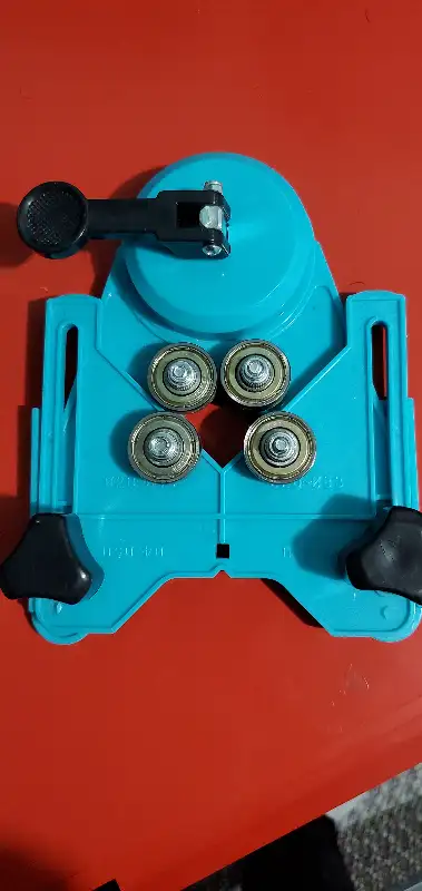 Holder Drill Bit Tile Punch Hole Saw Guide Jig Fixture with Suc, View more