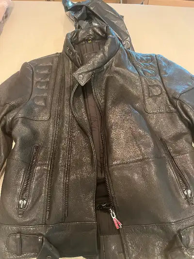 New ladies biker jacket- worn only one time