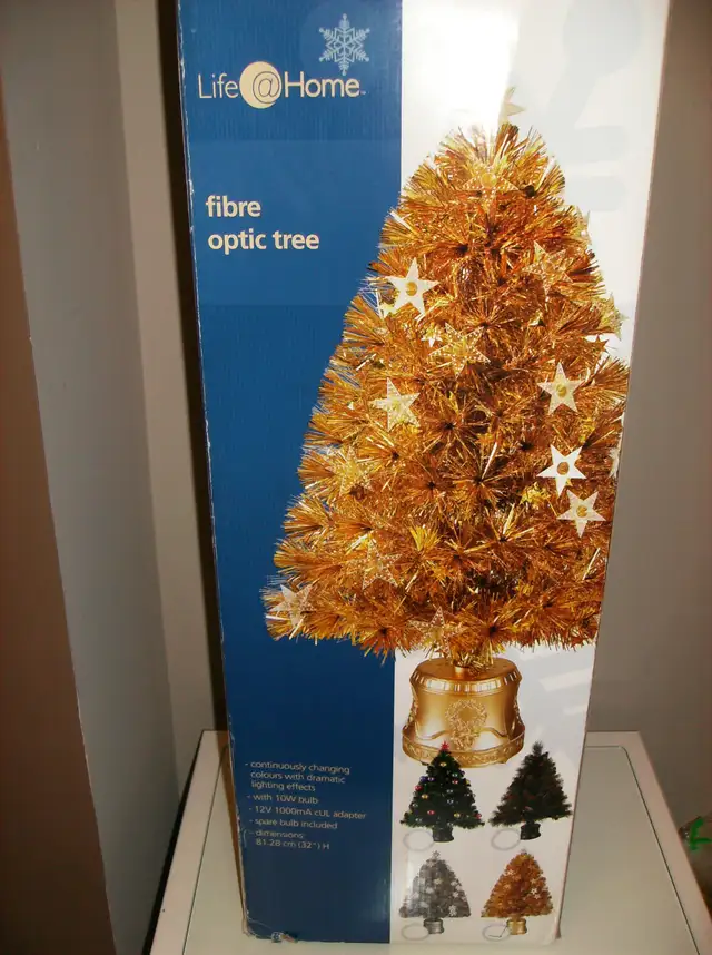 Beautiful Fiber Optic Christmas Tree - Gold 32