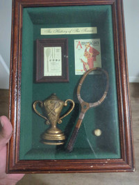 Antique tennis memorabilia