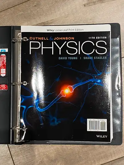 Cutnell & Johnson 11th Edition Physics Textbook - Loose Leaf, View more