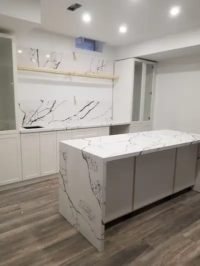 ⭐⭐ Quartz-Granite-Onyx-Marble kitchen Countertops ⭐⭐ ⭐ Color: White, Black, Gray, Multi-tonal, etc....