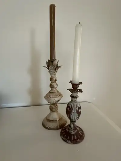  Candle holders -rustic deco, View more