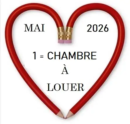 1= STAGIAIRE / ÉTUDIANT  MAI 2026 CHAMBRE ORDONNÉE Total 4 pers.