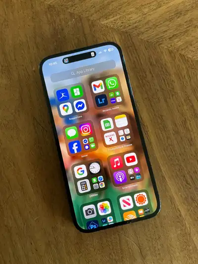 Apple iPhone 14 Pro Max (128 GB) in black titanium. Lived in cases, great condition, no scratches, n...
