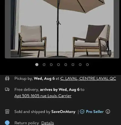 9ft Round Patio Umbrella with Tilt ..out door umbrella , View more