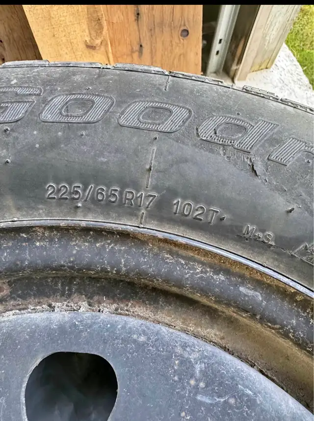 BFGOODRICH winter tires with rims 225/65r17 in Tires & Rims in Oshawa / Durham Region - Image 3