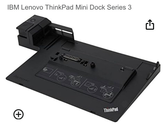 IBM Lenovo ThinkPad Mini Dock Series 3 in Laptops in Mississauga / Peel Region