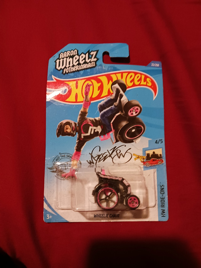 Hot Wheels Aaron Wheelz Pink/Black Variant New in Toys & Games in City of Halifax - Image 2