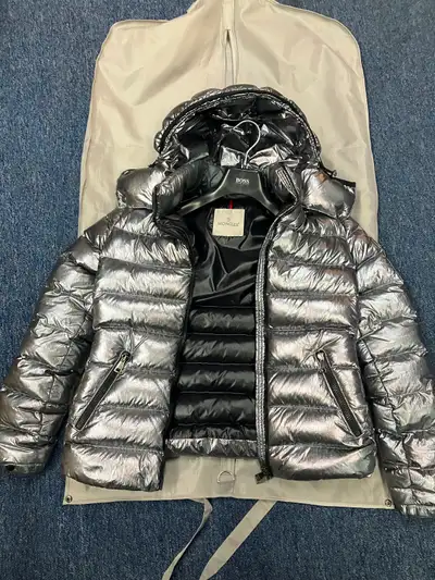 Authentic, shiny, warm, puffy, exactly pictured, can meet/ship.