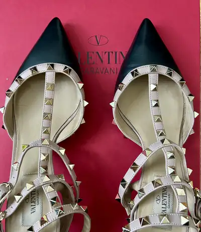 Valentino Rockstud Caged Pump 65Mm, View more