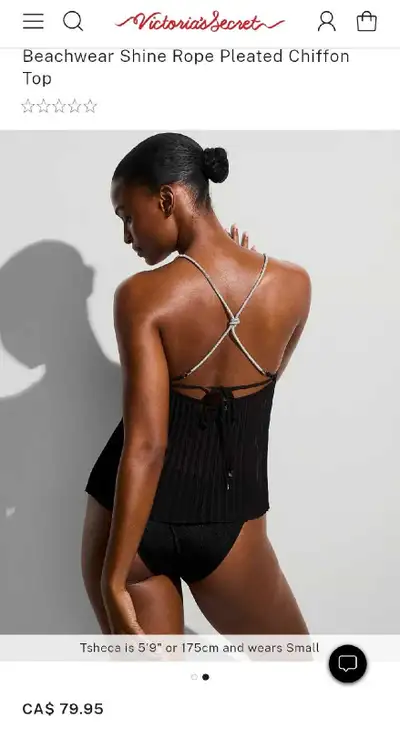 Victoria's Secret cover up/rhinestone/chiffon/brand new, View more