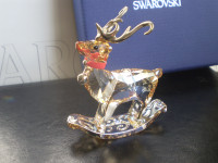 Swarovski Crystal Figurine - " Winter Reindeer " - #9400NR320 -