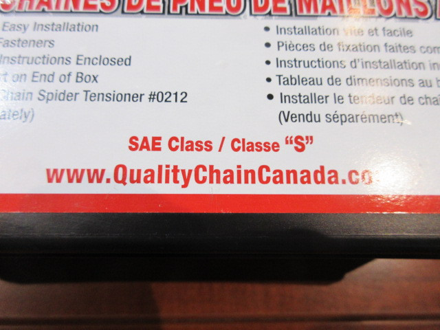 Set of 2 Tire Chains - New In Box in Other in Vancouver - Image 4