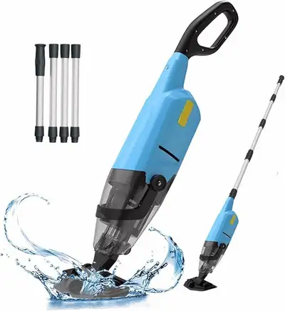 Rechargeable Handheld Pool Cleaner – Cordless 60 Min Runtime, View more