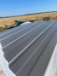  Galvanized aluminum insulated panels  3.5’x20’ 2 inch thick 