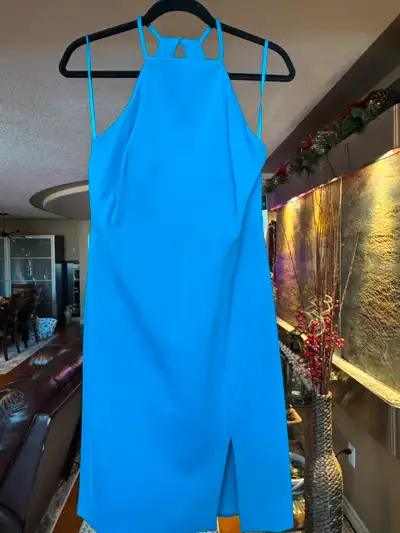 Ralph Lauren Size 10 ladies elegant blue sleeveless dress, View more
