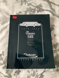 Hollander classic car parts finder book