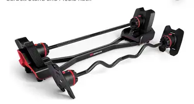 Bowflex adjustable weights + bench, View more