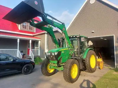 For Sale: Excellent Condition John deere 6115r 2013 3119 hours Montreal area 4 New Tires: Ready for...
