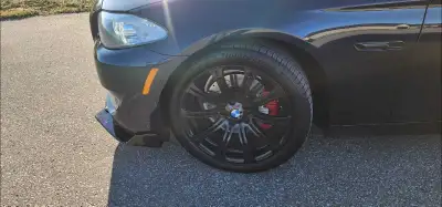 I'm offering a set of used 19-inch BMW rims and tires that will add a sporty and aggressive look to...